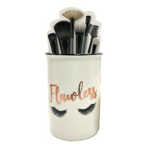 New! "Flawless" Cosmetic Makeup Brush Holder